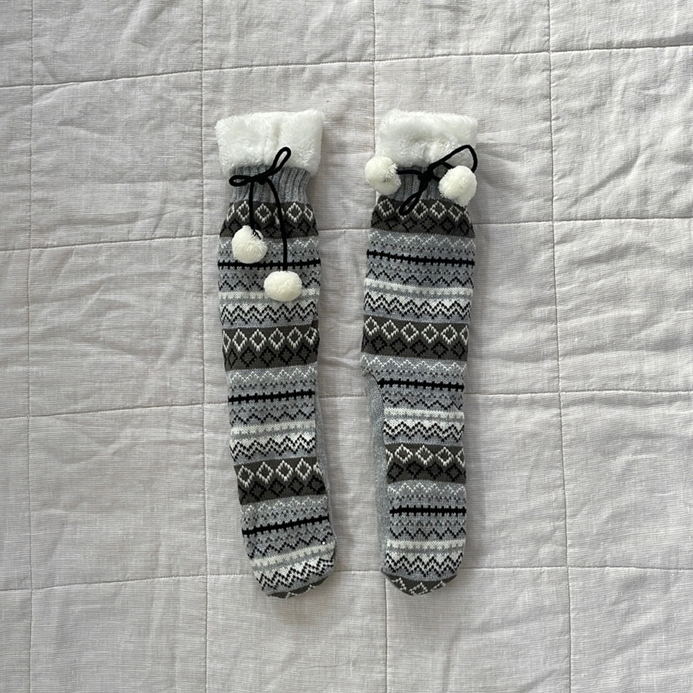 Esprit Fair Isle Lounging Socks OS